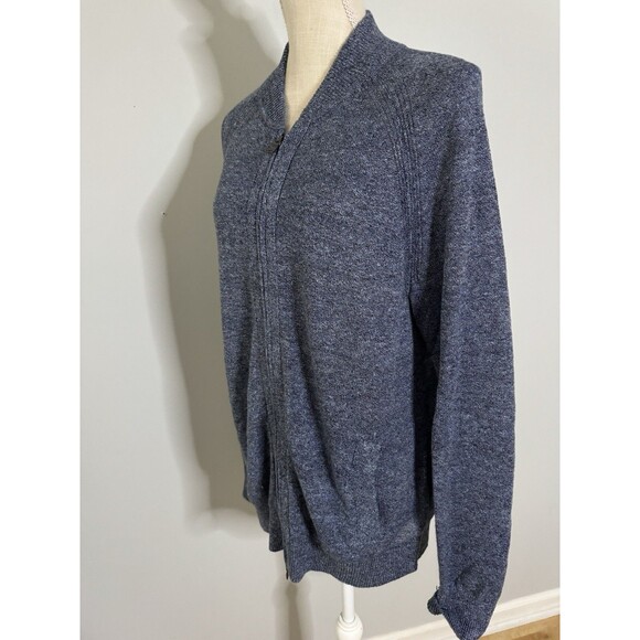 Banana Republic Full Zip Sweater 100% Linen Linificio E Canapificio Men’s M‎ - Picture 2 of 6